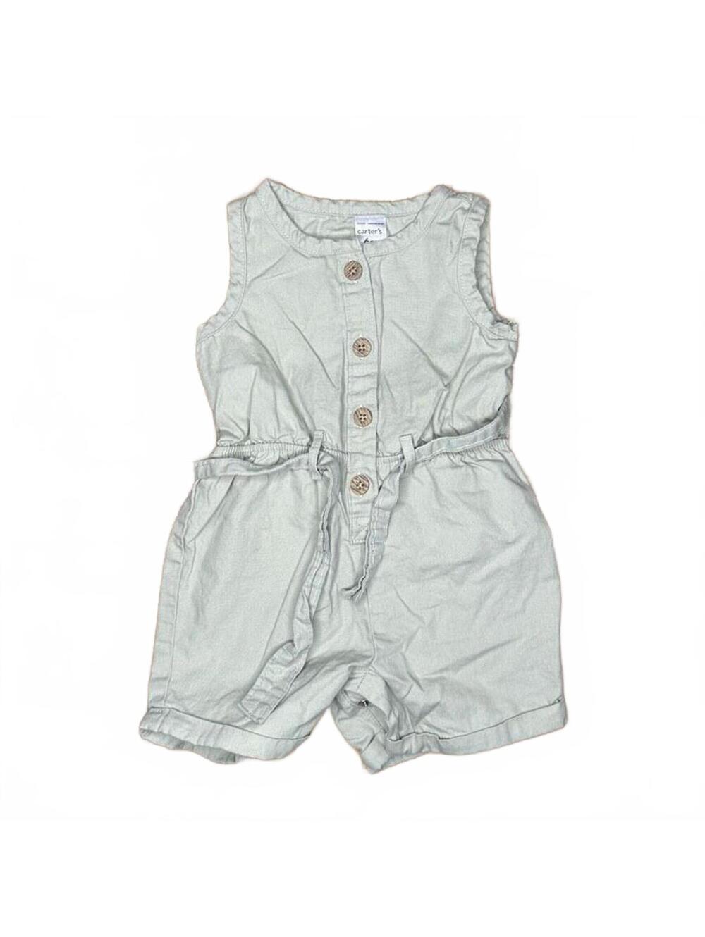 Carter's Baby Mint Sleeveless Romper 6M
